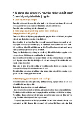 Nội dung cặp phạm trù nguyên nhân và kết quả? Cho ví dụ và phân tích ý nghĩa