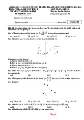 Đề Giữa Kỳ 1 Toán 12 Trung Tâm Giáo Dục Lê Thị Hồng Gấm 2024-2025 Có Đáp Án
