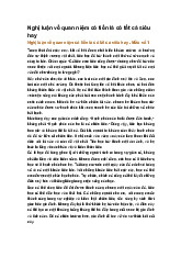 Nghị luận về quan niệm có tiền là có tất cả siêu hay