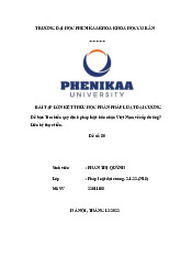 Tìm hiểu quy định pháp luật hôn nhân Việt Nam về cấp dưỡng? Liên hệ thực tiễn | Bài tập lớn kết thúc học phần Pháp luật đại cương