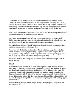 Bài tập tình huống của môn Quản trị học ( có đáp án)/ Đại học nội vụ Hà Nội
