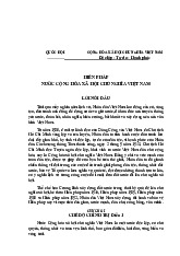 Hiến pháp nước cộng hoà xã hội chủ nghĩa Việt Nam năm 2013 | môn luật hiến pháp | trường Đại học Huế