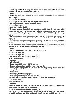 Giải SGK Công nghệ 7 bài: Ôn tập chương 3| Kết nối tri thức