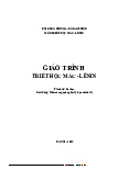 Giao án triết học mac - lenin mới nhất cho sinh viên tham khảo - Tài liệu tham khảo | Đại học Hoa Sen