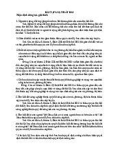 Bài tập đúng sai môn luật đất đai | Đại học Nội Vụ Hà Nội