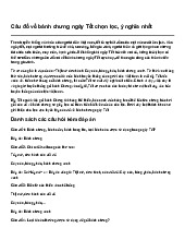 Câu đố về bánh chưng ngày Tết chọn lọc, ý nghĩa nhất