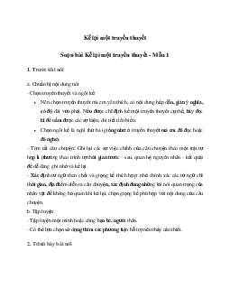 Soạn bài Kể lại một truyền thuyết - Kết nối tri thức 6