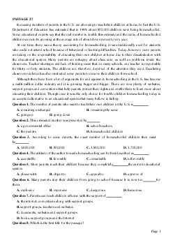 PASSAGE 28_Theme 2. Education (Giáo dục)