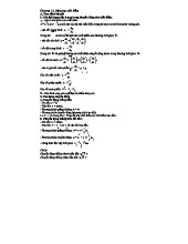 Bài tập môn VLDC1: Phân tích Động Học Chất Điểm với Lời Giải