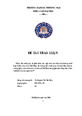 Phân tích mối quan hệ giữa thâm hụt ngân sách và thương mại | Bài thảo luận kinh tế vi mô