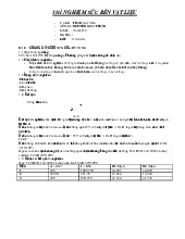 Đề cương môn thí nghiệm sức bền vật liệu- Trường Đại học bách khoa - Đại học đà nẵng.