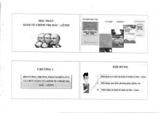 Tài liệu học phần Kinh tế chính trị Mác - Lênin | Đại học Y Dược Thành phố Hồ Chí Minh