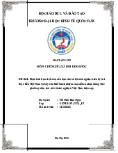 Phân tích bản chất của nền dân chủ xã hội chủ nghĩa. Liên hệ với thực tiễn Việt Nam và hãy cho biết trách nhiệm của mỗi cá nhân trong việc phát huy dân chủ xã hội chủ nghĩa ở Việt Nam hiện nay | Bài tập lớn môn Chủ nghĩa xã hội Neu