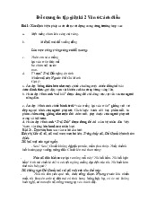 Đề cương ôn thi giữa học kỳ 2 môn Ngữ Văn lớp 6 năm học 2024 - 2025 - Đề số 1 | Bộ sách Cánh diều