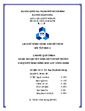 Giai đoạn Đảng giải quyết xung đột với Mỹ trước khi quyết định sử dụng bạo lực cách mạng (1959) - Lịch sử Đảng cộng sản Việt Nam | Trường Đại học Bách khoa Thành phố Hồ Chí Minh