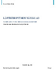Tài liệu lập trình Python nâng cao | Đại học Văn Lang