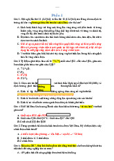 Câu hỏi và đáp án ôn thi môn Lịch sử Đảng 1982 | Trường Đại học Thủy Lợi