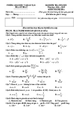 Đề học kì 1 Toán 8 năm 2024 – 2025 phòng GD&ĐT Thạch Thất – Hà Nội