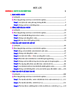 Chuyên đề vectơ và các phép toán Toán 10 Kết Nối Tri Thức Với Cuộc Sống – Diệp Tuân