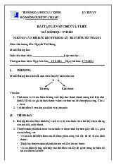 Bài Tập Lớn Vật Liệu & Lý Thuyết Uốn Thanh | Môn Sức bền vật liệu - Đại học Xây Dựng Hà Nội