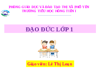 Giáo án điện tử Đạo đức 1 Bài 13 Cánh diều: Phòng tránh bị thương do các vật sắc nhọn