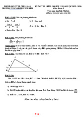 Đề Thi Giữa Kì 2 Toán 8 THCS Châu Văn Liêm 2025-2026 Có Đáp Án Và Ma Trận