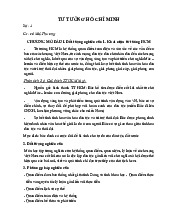 Tài Liệu Thi Cuối Kỳ Môn Tư tưởng Hồ Chí Minh | Đại học Bách Khoa Hà Nội