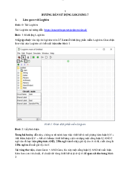 Hướng dẫn sự dụng logisim