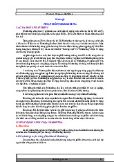 Lý thuyết chương 1 : Nhập môn marketing | Môn kinh doanh quốc tế