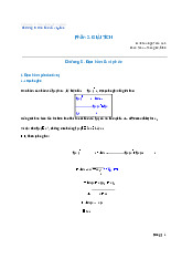 Lý thuyết chương 5: Đạo hàm và vi phân | Môn toán cao cấp