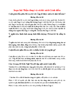 Soạn bài Thần thoại và sử thi sách Cánh diều