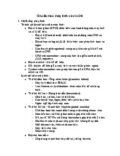 Đề cương môn cấu trúc máy tính và vi xử lý- Trường Đại học bách khoa - Đại học đà nẵng.