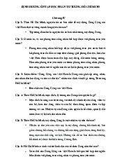 Câu hỏi ôn tập học phần Tư tưởng Hồ Chí Minh | Học viện Nông nghiệp Việt Nam