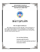 Phân tích quan niệm của Chủ nghĩa Mác – Lênin về nền dân chủ xã hội chủ nghĩa? | Bài tập lớn môn Chủ nghĩa xã hội Neu