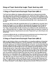 Đóng vai Thạch Sanh kể lại truyện Thạch Sanh hay nhất | Ngữ văn 6