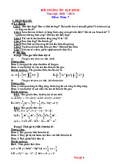 Đề Cương Ôn Tập Học Kỳ 2 Toán Lớp 7