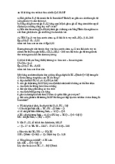 Bài tập lý thuyết và bài giải chi tiết Kinh tế vi mô | Trường Đại học Thương Mại