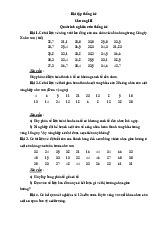 Bài tập Chương III: Phân tích dữ liệu và xử lý thông tin môn Nguyên lý thống kê kinh tế | Học viện Công Nghệ Bưu Chính Viễn Thông