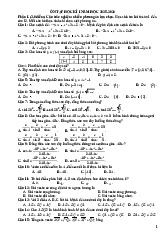 Ôn tập HK1 toán 10 năm 2025 - 2026
