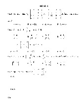 Ngân hàng đề tham khảo giữa kì A2 | Môn toán cao cấp