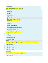 Tác Dụng Dược Lý và Receptor Cholinergic | Kiểm tra dược lý
