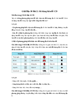 Giải Địa 10 Bài 2: Sử dụng bản đồ CD