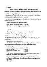 KTCT Ý 1 (THUYẾT Trình) - Phân Tích Giá Trị Thặng Dư trong Sản Xuất