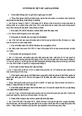 Ôn Tập Pháp Luật Đại Cương - Đề Cương Ôn Tập Chi Tiết