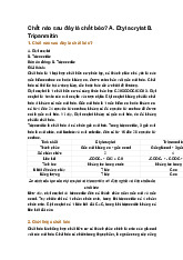Chất nào sau đây là chất béo? A. Etyl acrylat B. Tripanmitin