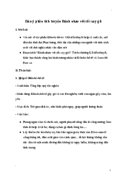 Văn mẫu lớp 8: Phân tích truyện Đánh nhau với cối xay gió