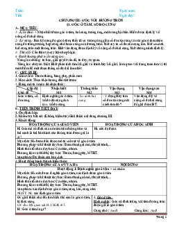 Giáo án Stem hình học 9 học kỳ 2