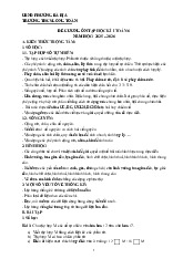 Đề cương cuối học kì 1 Toán 6 năm 2025 – 2026 trường THCS Long Toàn – TP HCM