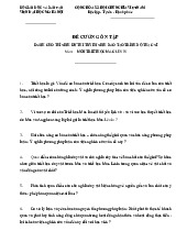 Đề cương ôn tập dành cho thí sinh dự thi tuyển sinh đào tạo trình độ thạc sĩ môn Triết học Mác - Lênin | Trường đại học Mở Hà Nội