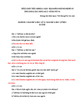 Bộ 350 câu hỏi trắc nghiệm Môn Nguyên lý cơ bản Mác - Lênin 1 | Đại học Ngoại Thương